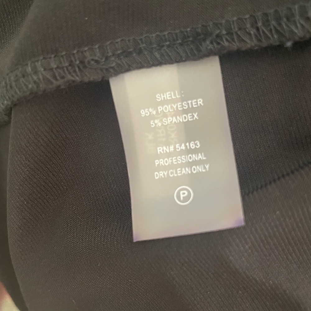 Calvin Klein Black Wrap Dress - Picture 4 of 4